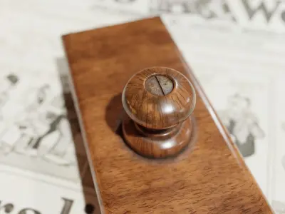 Antique Paperweight Low-Poly 3D model 3D model