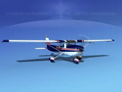 Cessna 150 Aerobat V07 3D model
