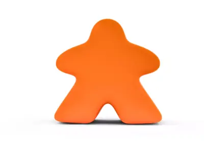 BIG Meeple Token Upgrade 3D Print Model  Board Game Asset  02 3D print model