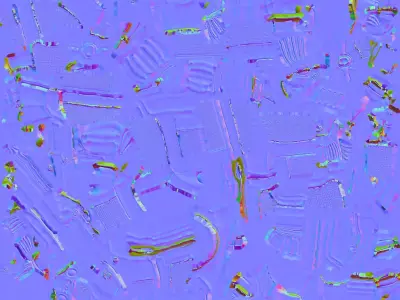 Brown Pistol 3D model get