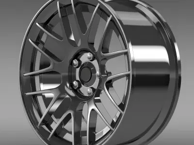 Chevrolet Camaro 2012 Hennesey rim 3D model
