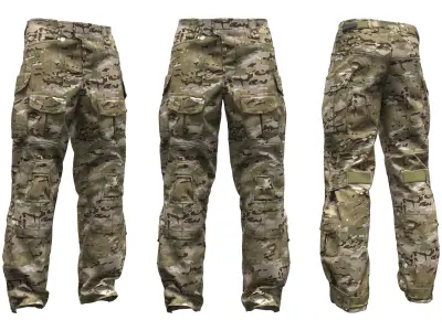 Crye Precision G3 Combat Pants - Marvelous Designer 3D model