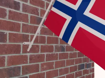 Flag of Norway 3D model
