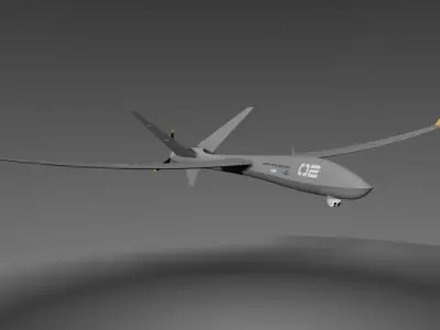 UAV DRNE VIGIA Low-poly 3D model