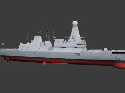 Type 054 Frigate 3D model