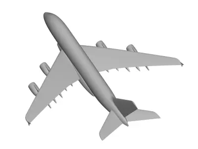 Airbus A380 3D model shop