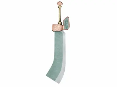 Sword 21 Low-poly 3D model