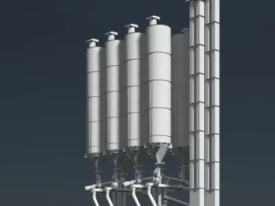Industrial machine 3D Model Pack