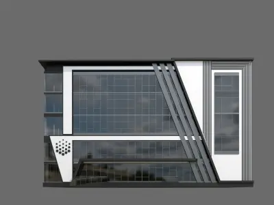 Office Building ID028 3D model