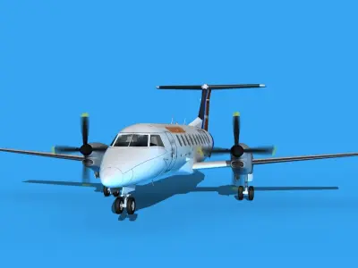 Embraer EMB120 Transcarga Venezuela 3D model