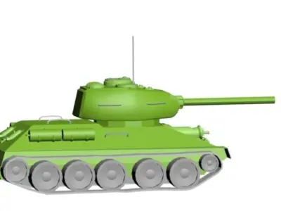  Tank T34 3D model