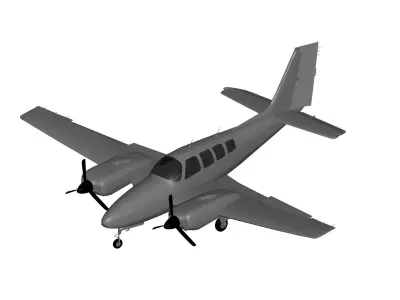 Beechcraft Baron 3D model