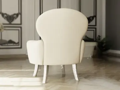 Furniture Accent Chairs Bohemian 016 Low-poly 3D model