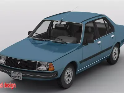 renault 18 1978 3ds Max and lumion  3D model