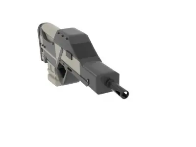 Myweapon Flat Gun Free low-poly 3D model