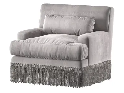baker furniture yves armchair 3D model