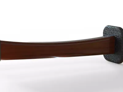 Japanese Katana Sword Samurai Weapon 3D Model 3D model