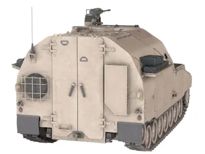M992 Field Low-poly 3D model