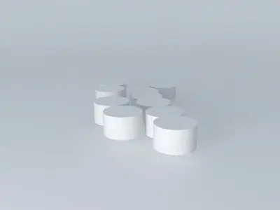 Oil Tanks on Orchilla Island Free 3D model