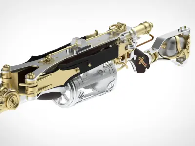 Crossbow from the movie Van Helsing 2004 3d model 3D model