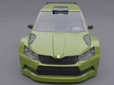 skoda r5 3D model