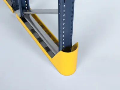 Pallet Rack Low-poly 3D model