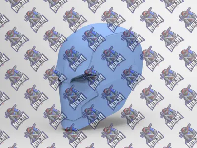 Red hood Rebirth Helmet for 3d print 3D model