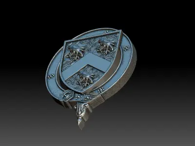 Belt Coat of Arms 3D print model