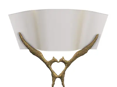Wall Sconces Angels 3D model
