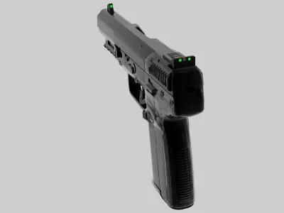 Five-Seven Low-poly 3D model