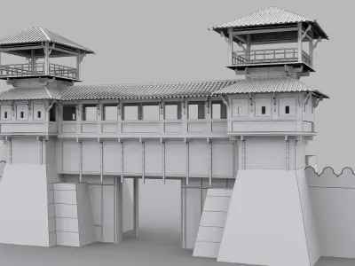 Han Gate 3D model