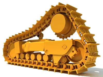 Excavator Tracks 3D model