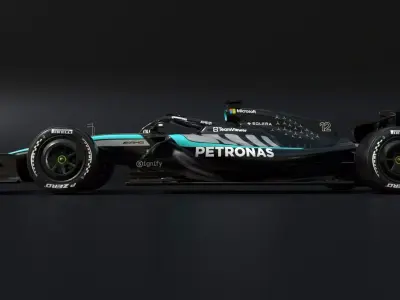 Mercedes W-17 F1 2026 3D model