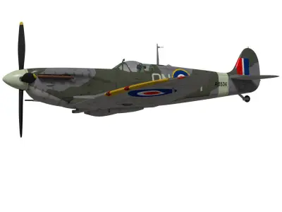 Supermarine Spitfire Mk-VI 3D model