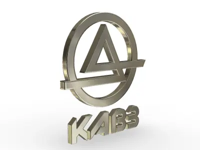 kavz logo 3D model