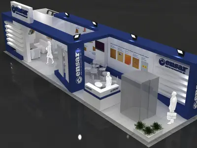 Exhibition Stand - ST0067 3D model