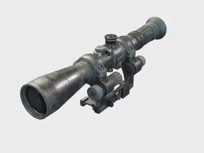 Optical Scope 103 Low-poly 3D model