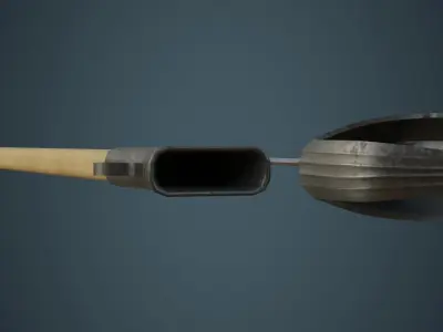 Sabre 2B Low-poly 3D model