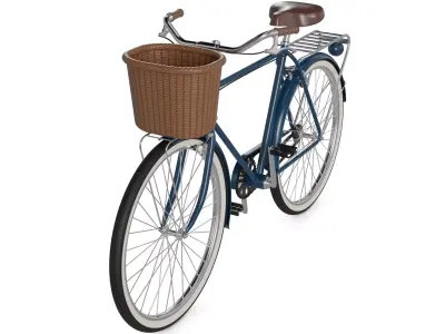 Traditional Road Bike 3D model