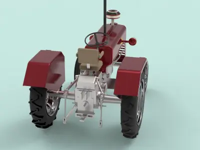 tractor 3D print model