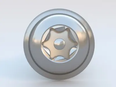 Security Screw Free 3D model