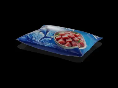 Frozen seafood Frozen Sushi Grade Tuna Low-poly 3D model