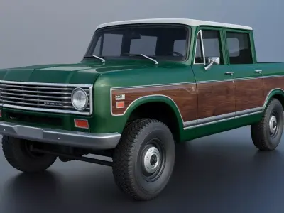 International Wagonmaster 1974 3D print model