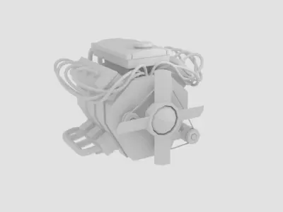  Engine Flext  3D model