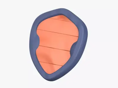Shield 3D Illustration 3D model purchase