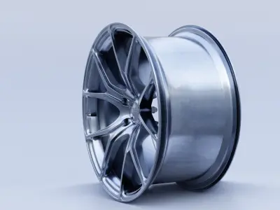 car rim Low-poly 3D model