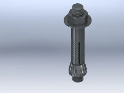 Parabolt screw Free 3D model