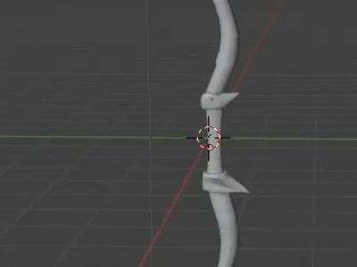 ancient indian bow 3D model