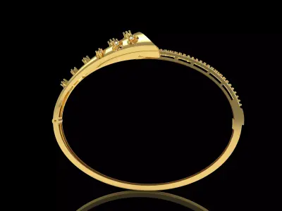 Art Deco Bracelet 25 3D print model