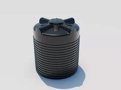 Plastic Water Tank 3D model buy